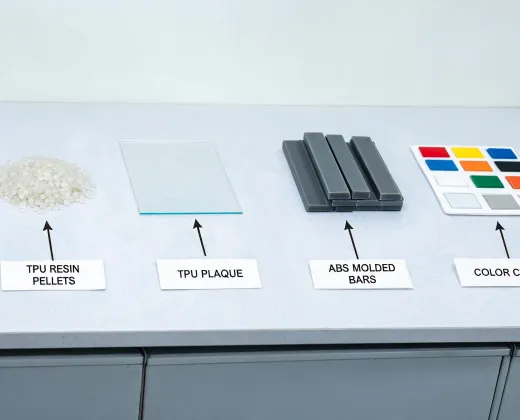Polymer sample bench